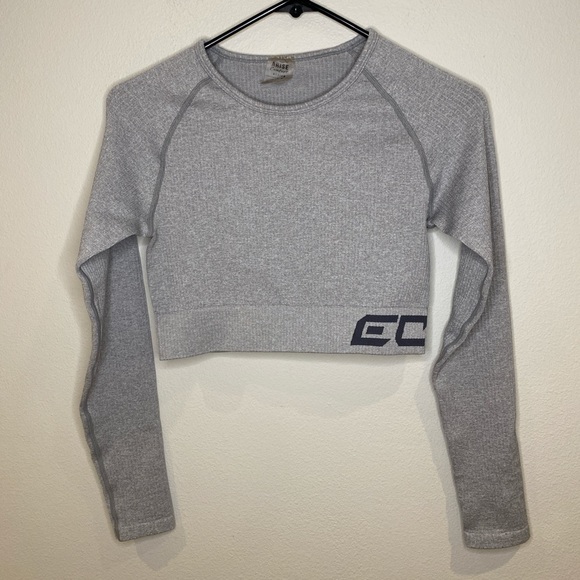 ECHT Tops - Echt Arise Comfort Long Sleeve Athletic Crop Top Compression Size M